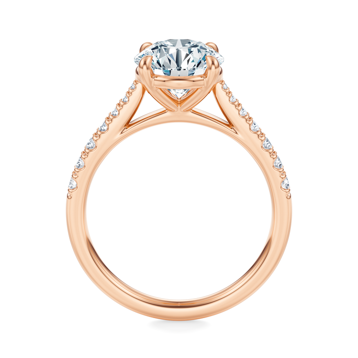 Madison Pavé Engagement Ring Setting