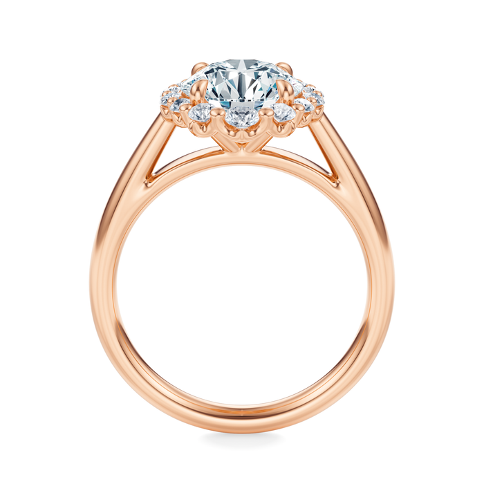 Perry Halo Engagement Ring Setting