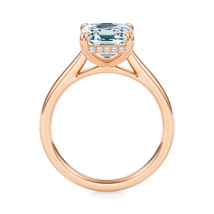 Madison Hidden Halo Engagement Ring Setting