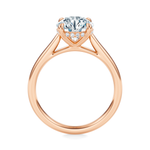 Madison Hidden Halo Engagement Ring Setting