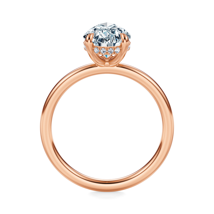 Baxter Hidden Halo Engagement Ring Setting