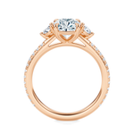 Petite Elizabeth Pavé Engagement Ring Setting