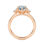 Petite Elizabeth Pavé Engagement Ring Setting