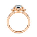 Petite Elizabeth Pavé Engagement Ring Setting
