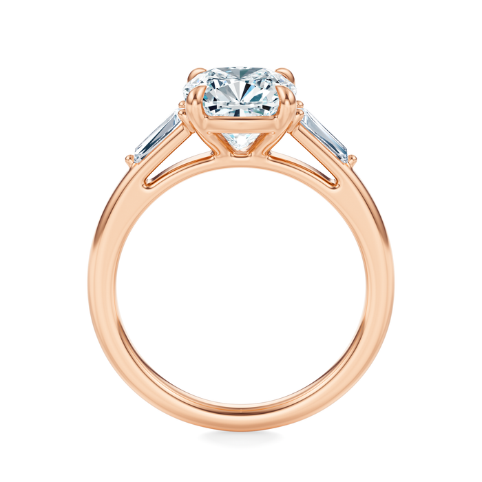 Vesey 3-Stone Engagement Ring Setting
