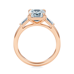 Vesey 3-Stone Engagement Ring Setting