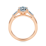 Vesey 3-Stone Engagement Ring Setting