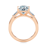 Vesey 3-Stone Engagement Ring Setting