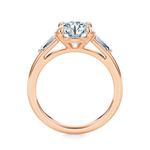 Vesey 3-Stone Engagement Ring Setting