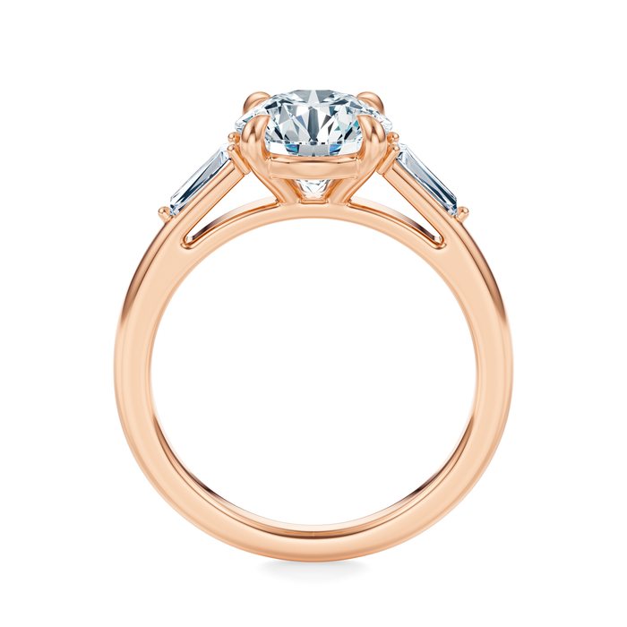 Vesey 3-Stone Engagement Ring Setting