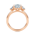Elizabeth Three-Stone Diamond Engagement Ring Setting