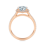 Essex Pavé Halo Engagement Ring Setting