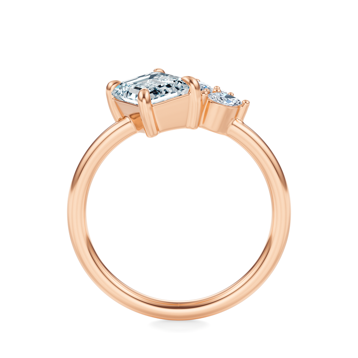Petite Mulberry Engagement Ring Setting
