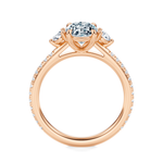 Petite Elizabeth Pavé Engagement Ring Setting