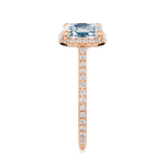 Essex Pavé Halo Engagement Ring Setting
