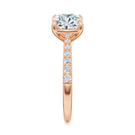 Madison Pavé Engagement Ring Setting