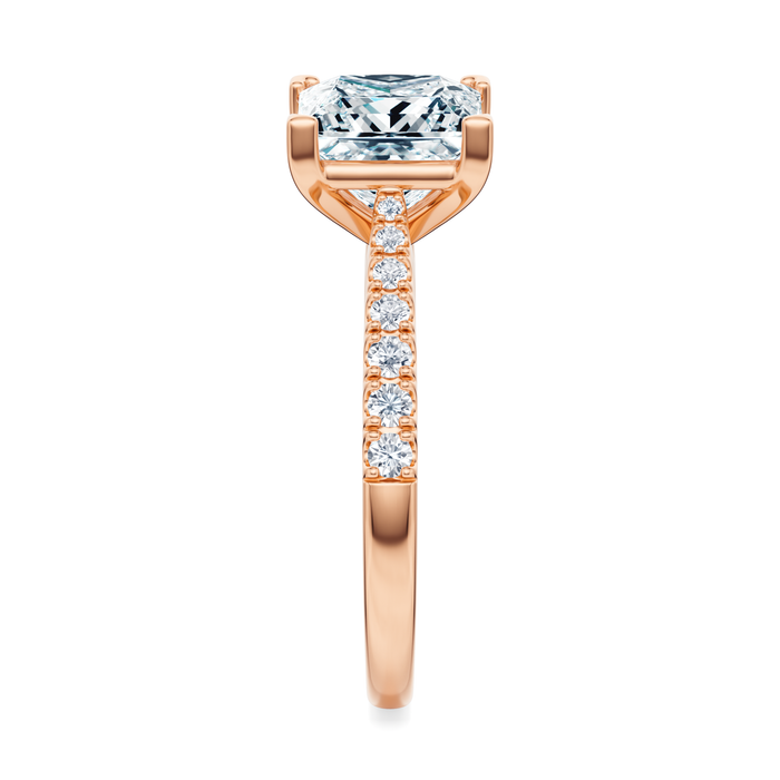 Madison Pavé Engagement Ring Setting