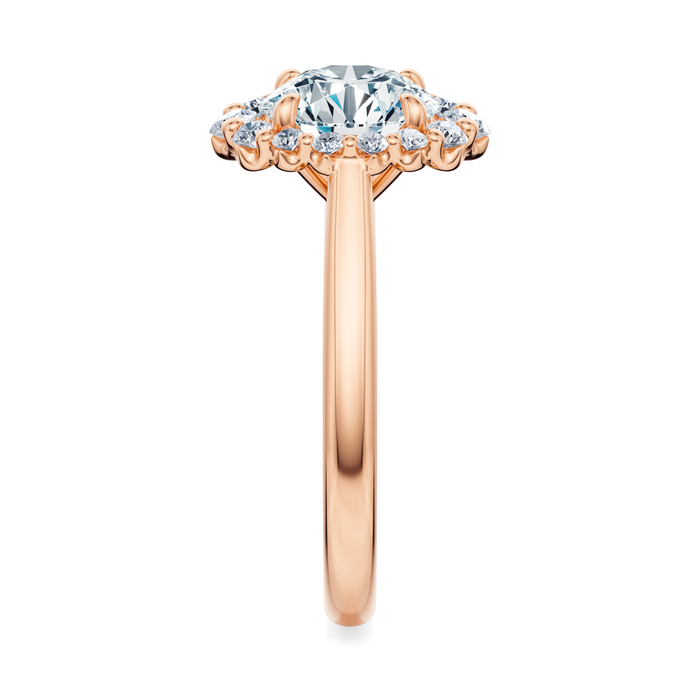 Perry Halo Engagement Ring Setting