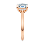 Madison Hidden Halo Engagement Ring Setting