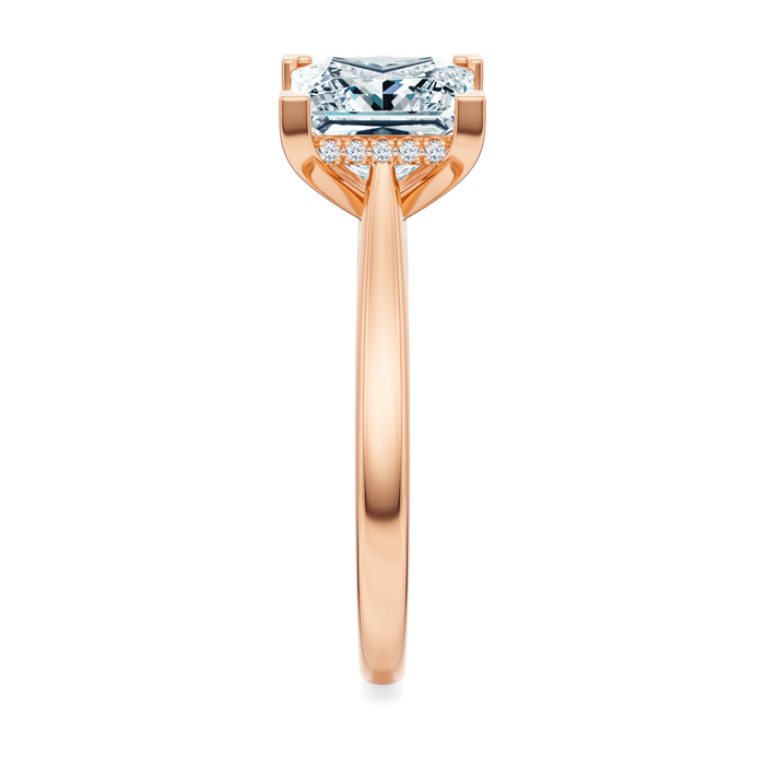 Madison Hidden Halo Engagement Ring Setting