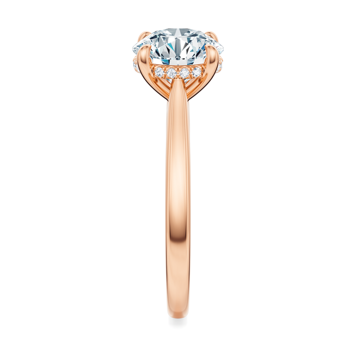 Madison Hidden Halo Engagement Ring Setting