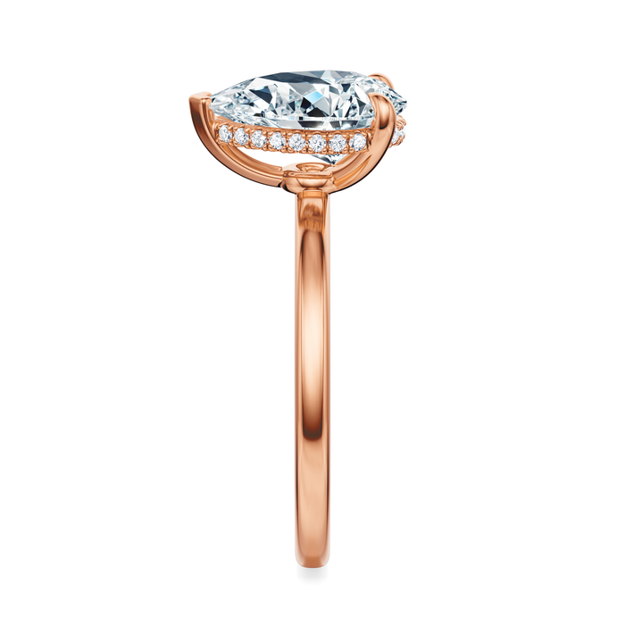 Baxter Hidden Halo Engagement Ring Setting