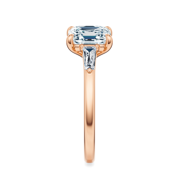Vesey 3-Stone Engagement Ring Setting