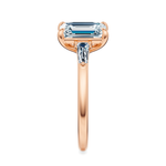 Vesey 3-Stone Engagement Ring Setting