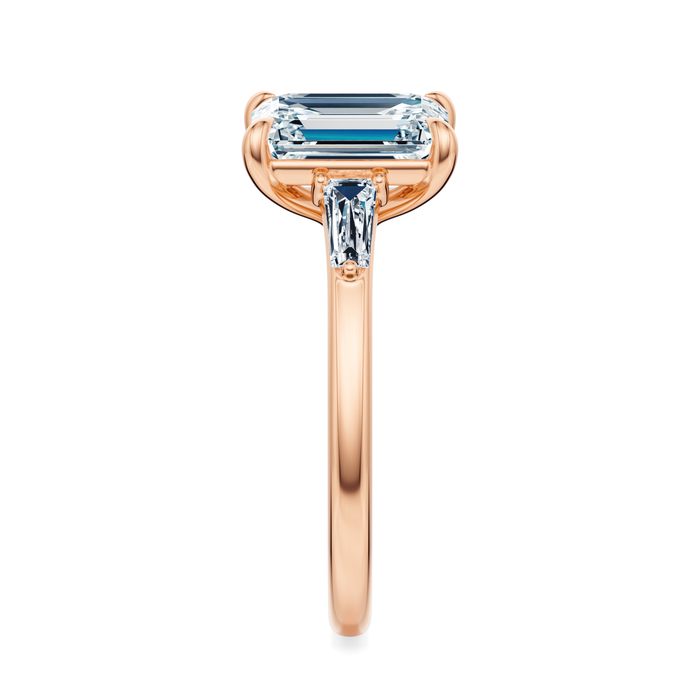 Vesey 3-Stone Engagement Ring Setting