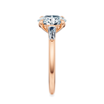 Vesey 3-Stone Engagement Ring Setting