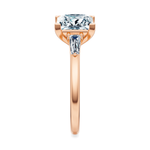 Vesey 3-Stone Engagement Ring Setting