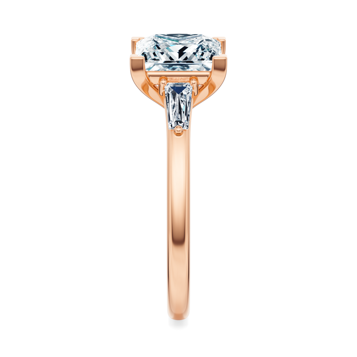 Vesey 3-Stone Engagement Ring Setting