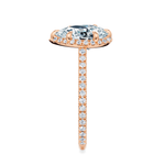 Essex Pavé Halo Engagement Ring Setting