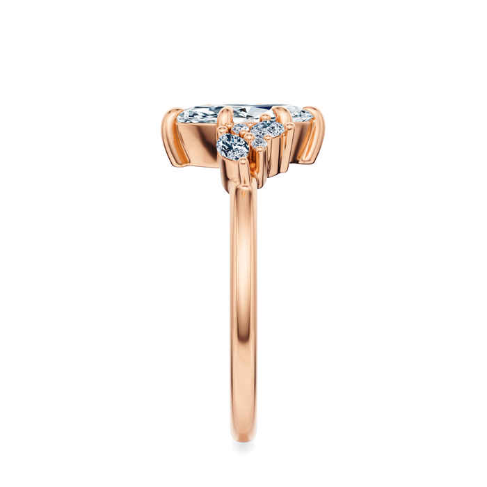 Petite Mulberry Engagement Ring Setting