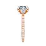 Petite Elizabeth Pavé Engagement Ring Setting
