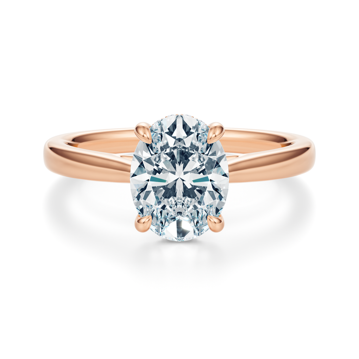 Madison Hidden Halo Engagement Ring Setting