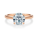 Madison Hidden Halo Engagement Ring Setting