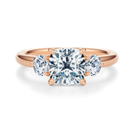 Elizabeth Three-Stone Diamond Engagement Ring Setting