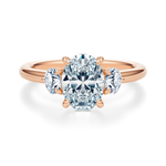 Elizabeth Three-Stone Diamond Engagement Ring Setting