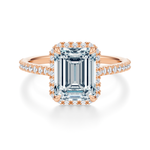 Essex Pavé Halo Engagement Ring Setting