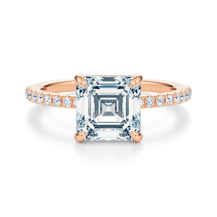 Baxter Full Pavé Engagement Ring Setting