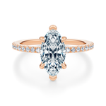 Baxter Full Pavé Engagement Ring Setting