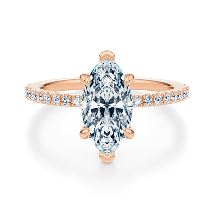 Baxter Full Pavé Engagement Ring Setting