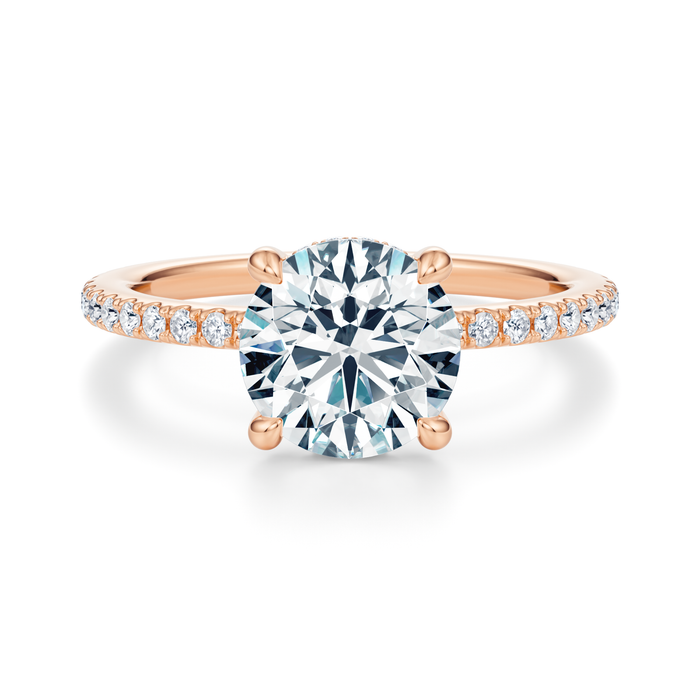 Baxter Full Pavé Engagement Ring Setting