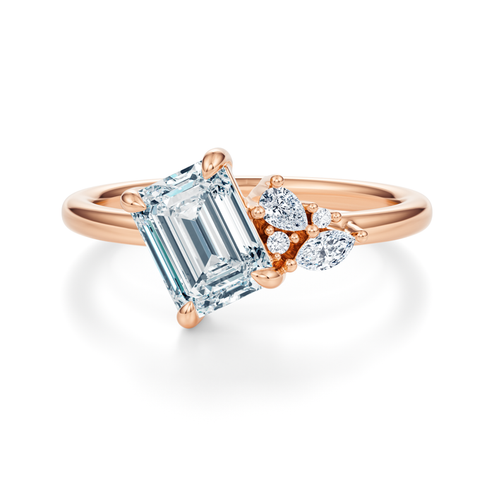 Petite Mulberry Engagement Ring Setting