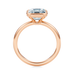 Ludlow Half Bezel Engagement Ring Setting