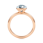 Ludlow Half Bezel Engagement Ring Setting