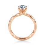 Spring Pavé Engagement Ring Setting