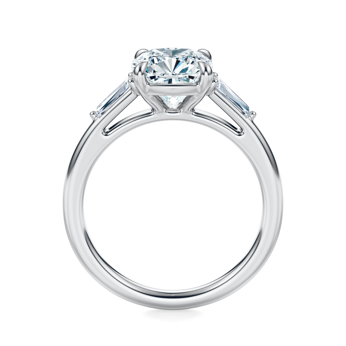 Vesey 3-Stone Engagement Ring Setting