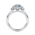 Elizabeth Three-Stone Diamond Engagement Ring Setting
